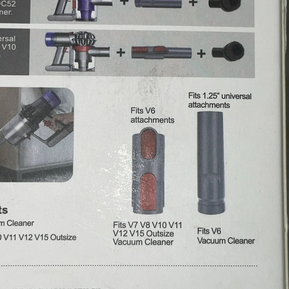 Vacuum Attachment Adapter allows connection of‎ tools to various vacuum models